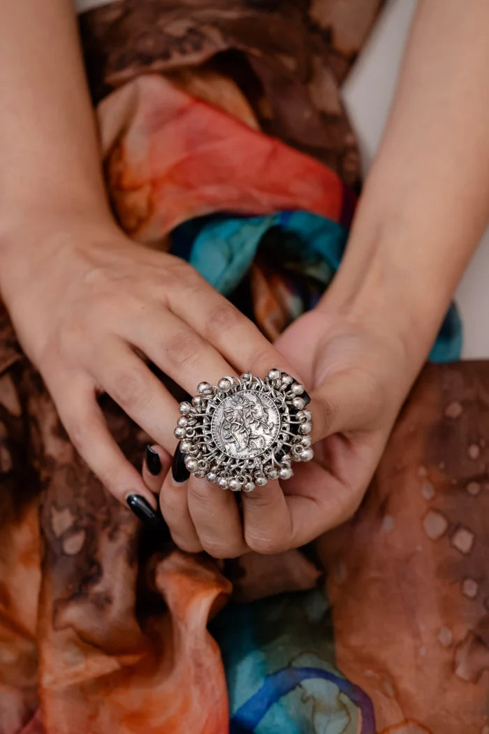 Kamya Ghungroo Free Size, Adjustable Ring