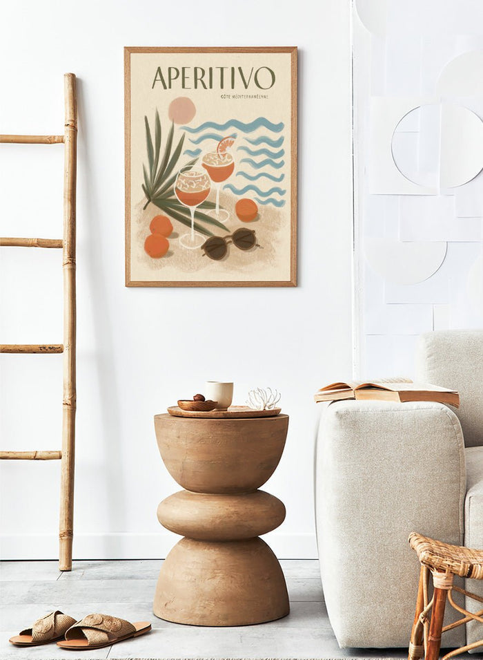 Katarzyna Gąsiorowska - Aperitivo Beach Day Art Print_Sugar & Canvas_Katarzyna Gąsiorowska