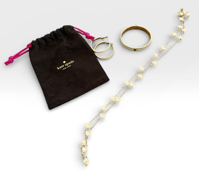Kate Spade New York Preowned great condition Gold Necklace fashion