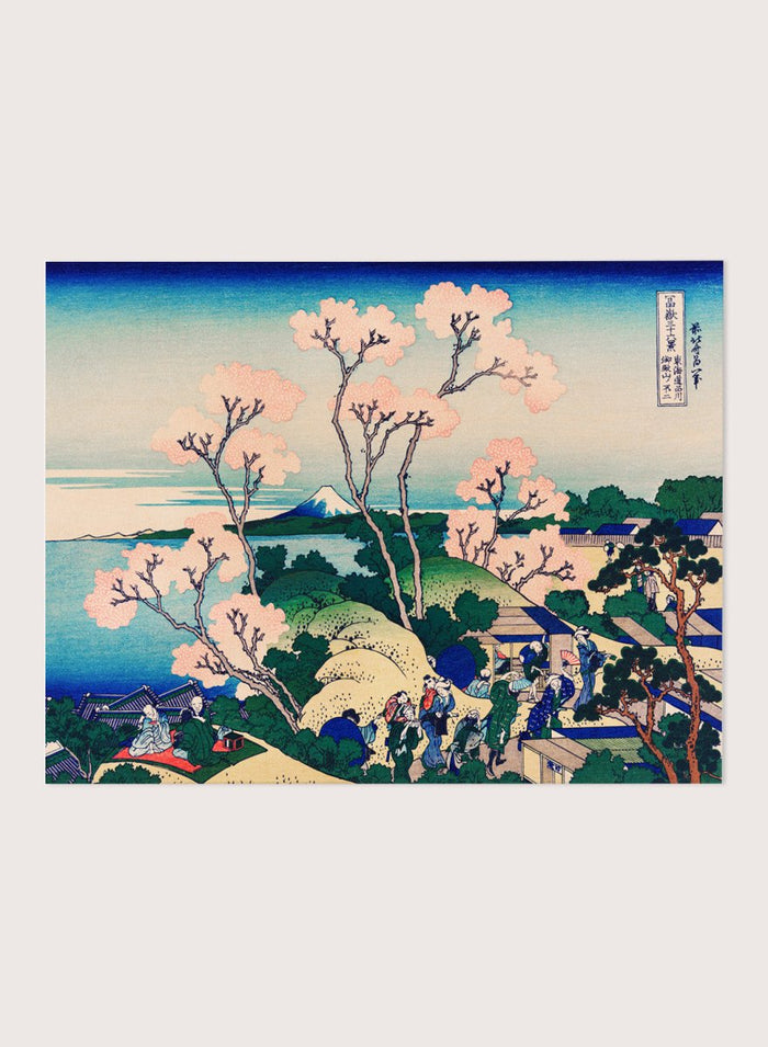 Katsushika Hokusai Goten-Yama Hill Shinagawa on the Tokaido Art Print_Sugar & Canvas_Katsushika Hokusai