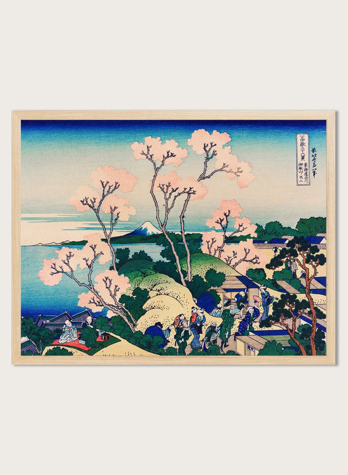Katsushika Hokusai Goten-Yama Hill Shinagawa on the Tokaido Art Print_Sugar & Canvas_Katsushika Hokusai