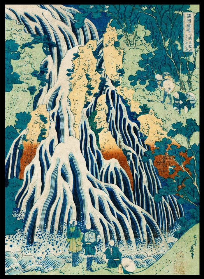Katsushika Hokusai Kirifuri Waterfall at Kurokami Mountain Art Print_Sugar & Canvas_Katsushika Hokusai