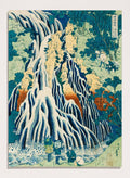 Katsushika Hokusai Kirifuri Waterfall at Kurokami Mountain Art Print_Sugar & Canvas_Katsushika Hokusai