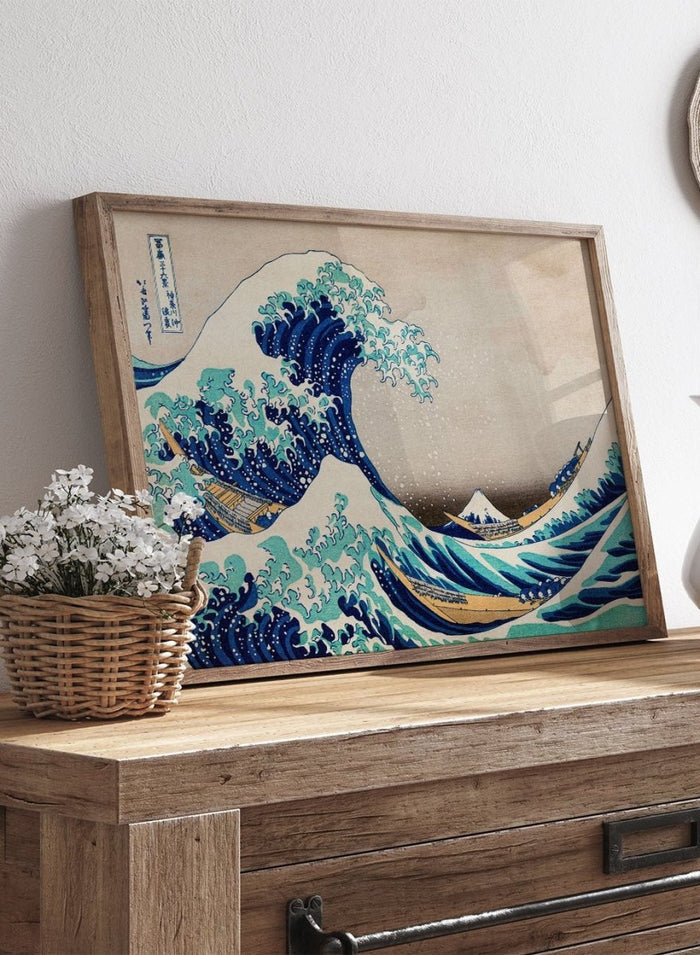 Katsushika Hokusai The Great Wave off Kanagawa Art Print_Sugar & Canvas_Katsushika Hokusai