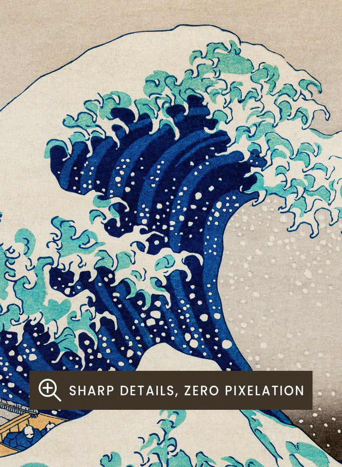 Katsushika Hokusai The Great Wave off Kanagawa Art Print_Sugar & Canvas_Katsushika Hokusai