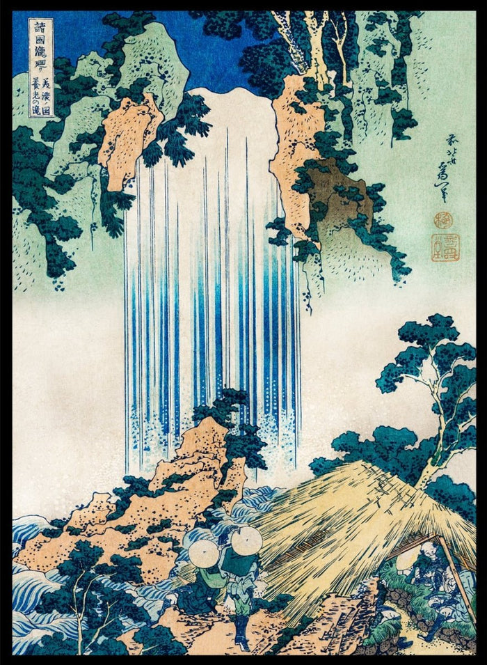 Katsushika Hokusai Yoro Waterfall in Mino Province Art Print_Sugar & Canvas_Katsushika Hokusai