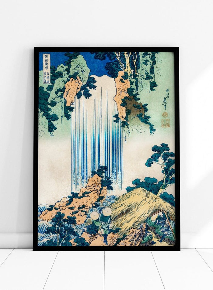 Katsushika Hokusai Yoro Waterfall in Mino Province Art Print_Sugar & Canvas_Katsushika Hokusai