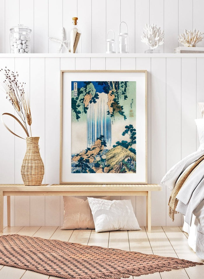 Katsushika Hokusai Yoro Waterfall in Mino Province Art Print_Sugar & Canvas_Katsushika Hokusai