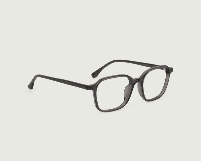Ant::Kent Eyeglasses square Black acetate front diagonal