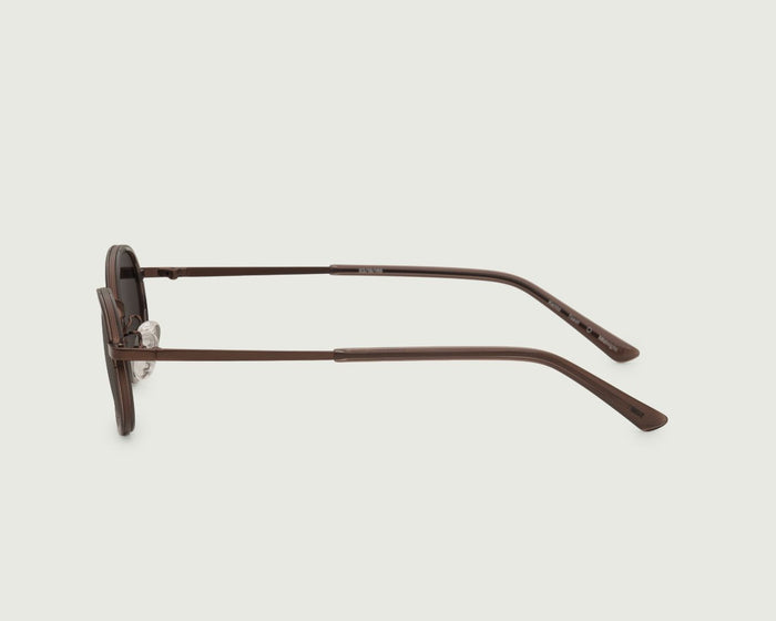 Toast::Kento Sunglasses Oval Black recycled polyester side