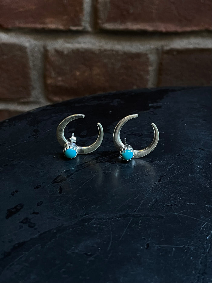 Kingman Turquoise Earrings | 925 Sterling Silver E392