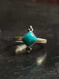 Kingman Turquoise Ring Size 7 | 925 Sterling Silver E738