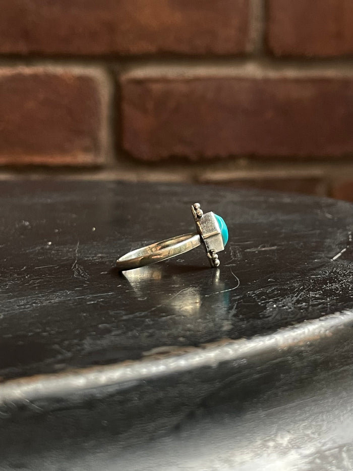 Kingman Turquoise Ring Size 7 | 925 Sterling Silver E738