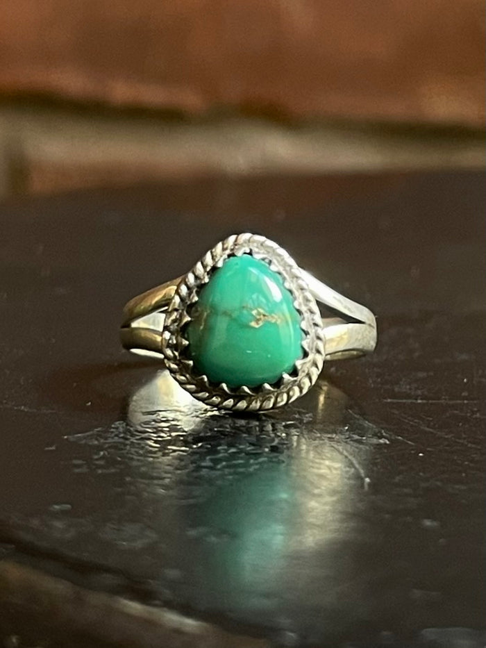 Kingman Turquoise Ring Size 7 | 925 Sterling Silver G562