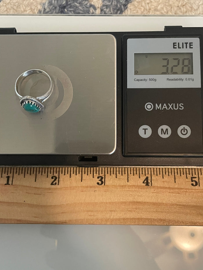 Kingman Turquoise Ring Size 7 | 925 Sterling Silver G562