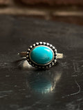 Kingman Turquoise Ring Size 7.5 | 925 Sterling Silver E740