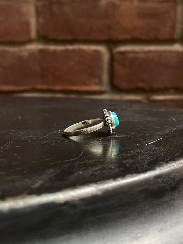 Kingman Turquoise Ring Size 7.5 | 925 Sterling Silver E740