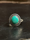 Kingman Turquoise Ring Size 9 | 925 Sterling Silver E730