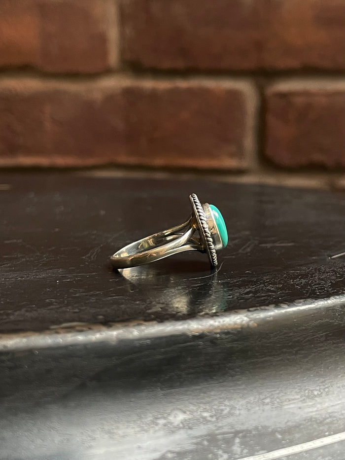 Kingman Turquoise Ring Size 9 | 925 Sterling Silver E730