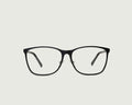 Charcoal::Kinley+ Eyeglasses square black plant-based plastic front