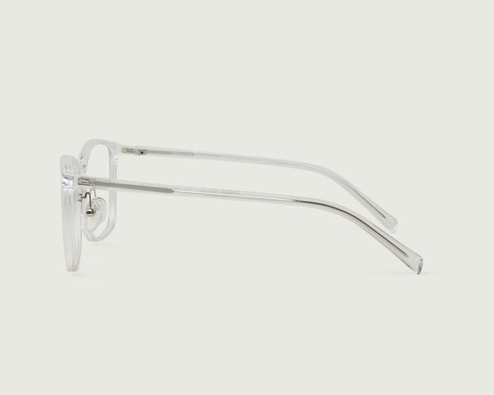 Crystal::Kinley+ Eyeglasses square clear plant-based plastic  side