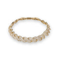 Klarissa 14K Gold Interlocking Wave Bracelet