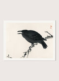 Kono Bairei "Crow" Art Print_Sugar & Canvas_Kono Bairei