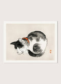 Kono Bairei "Sleeping Cat" Art Print_Sugar & Canvas_Kono Bairei