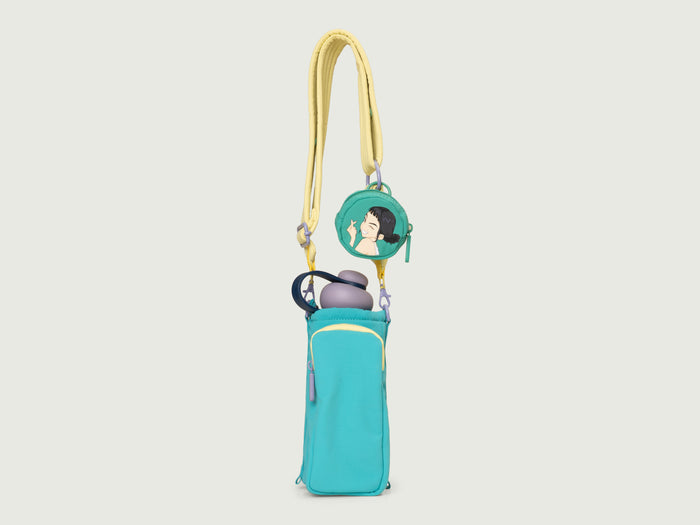 Teal::KPop Demon Hunters Flask Sling    top