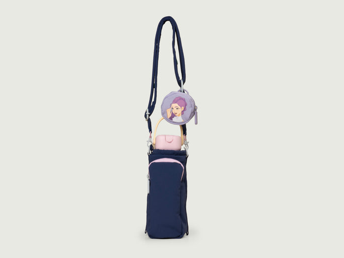 Navy::KPop Demon Hunters Flask Sling    top