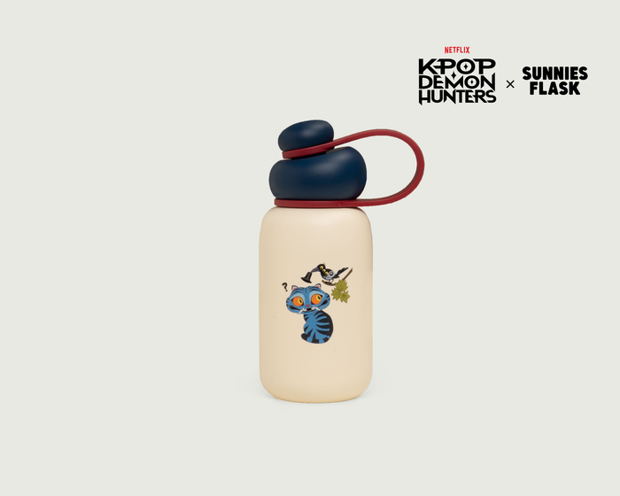 16oz-Derpy-Tiger-Flask::KPop Demon Hunters Ready-Made Flask    front
