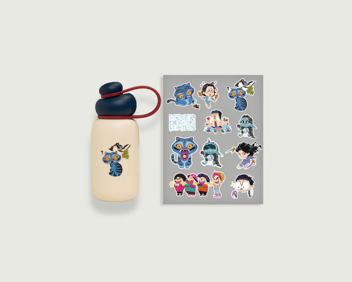 16oz-Derpy-Tiger-Flask::KPop Demon Hunters Ready-Made Flask    top