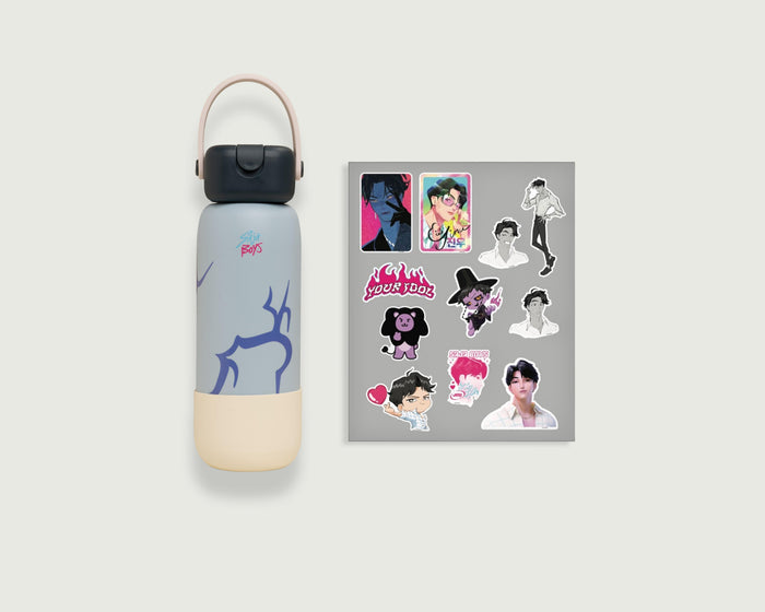 25oz-Jinu-Flask::KPop Demon Hunters Ready-Made Flask    top
