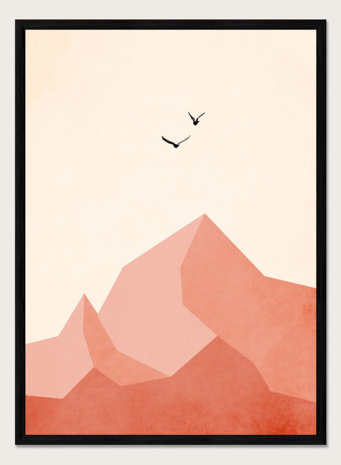 A4/8x12 inches (Framing Available) / Black Wood Frame