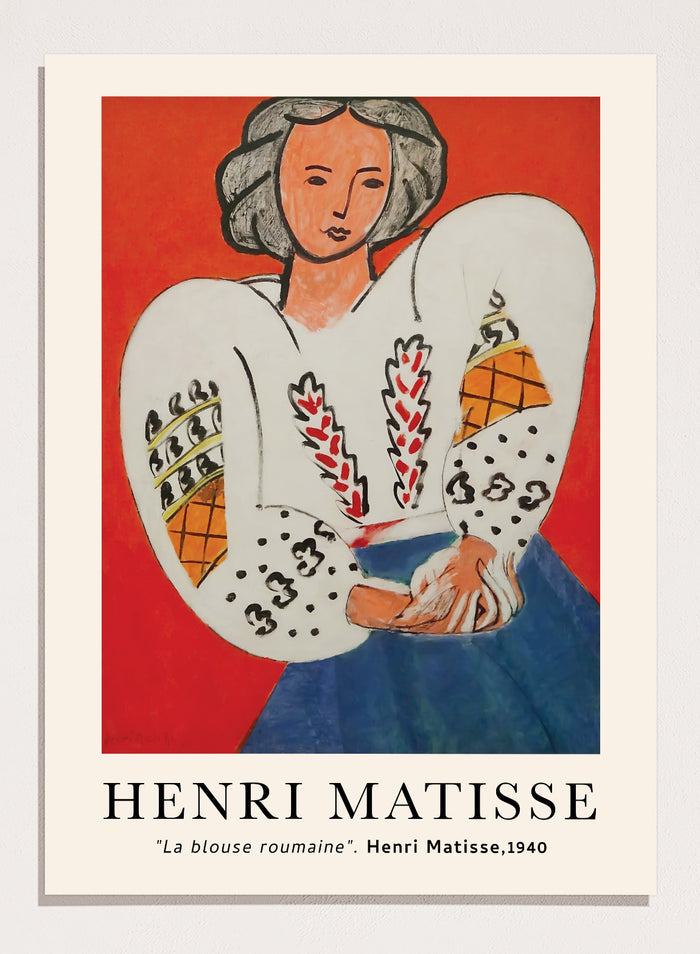 La Blouse Roumaine by Henri Matisse Print