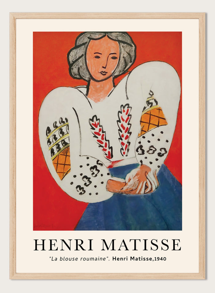 La Blouse Roumaine by Henri Matisse Print