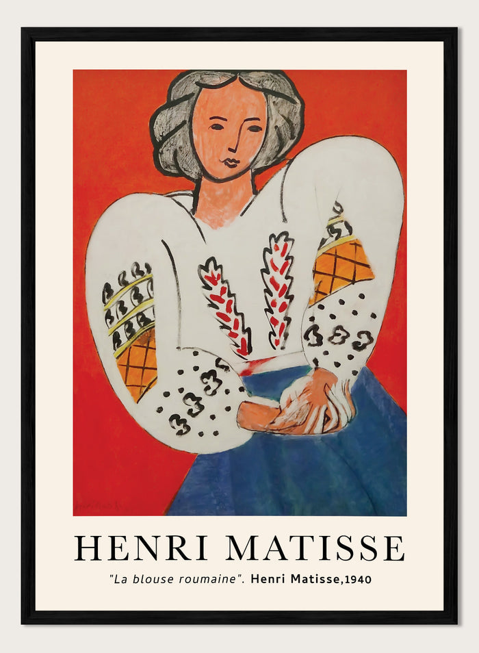 La Blouse Roumaine by Henri Matisse Print