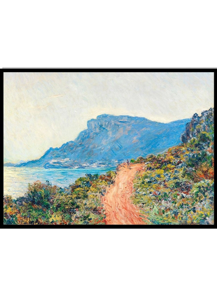 La Corniche near Monaco 1884 by Monet Print_Sugar & Canvas_Claude Monet