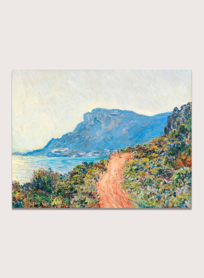 La Corniche near Monaco 1884 by Monet Print_Sugar & Canvas_Claude Monet