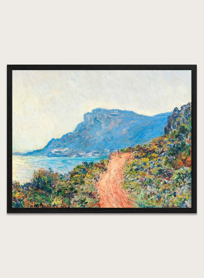 La Corniche near Monaco 1884 by Monet Print_Sugar & Canvas_Claude Monet