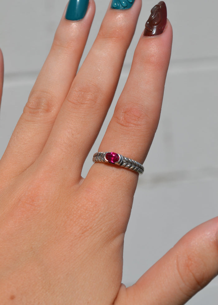 Lab Grown Ruby Band