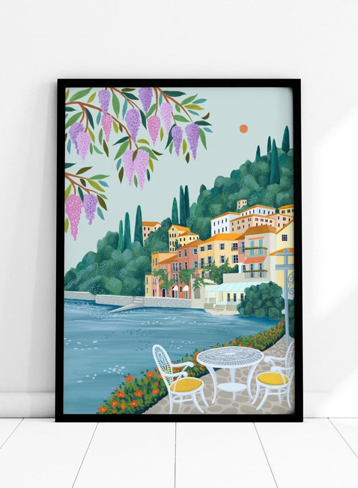 Lake Como Italy Art Print_Sugar & Canvas_Sugar & Canvas