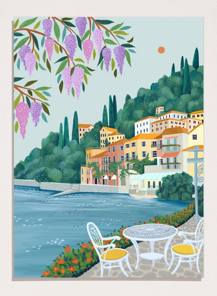 Lake Como Italy Art Print_Sugar & Canvas_Sugar & Canvas