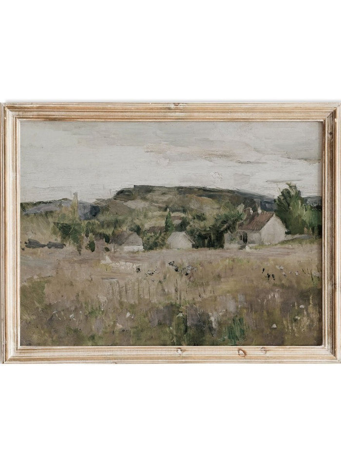"Landscape from Bærum" Art Print_Sugar & Canvas_Harriet Backer