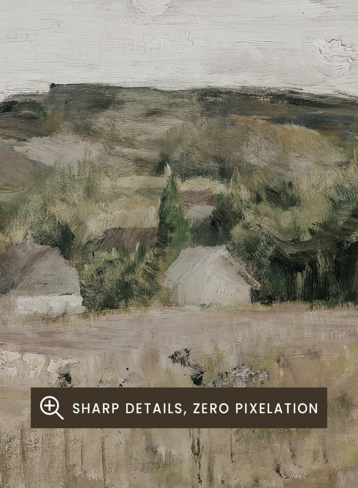 "Landscape from Bærum" Art Print_Sugar & Canvas_Harriet Backer