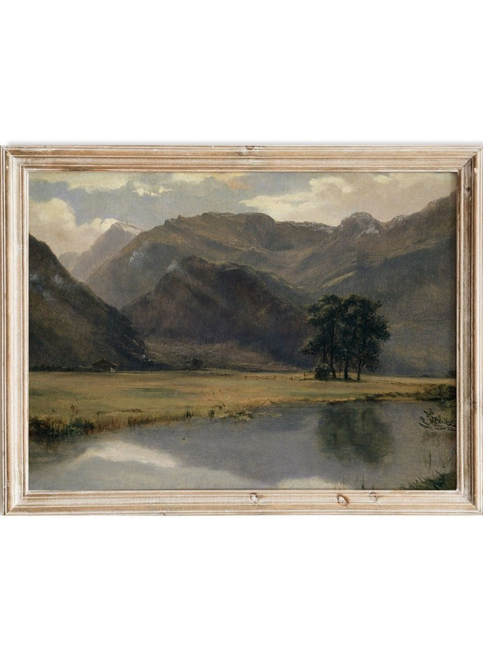 "Landscape in the Canton of Uri" Art Print_Sugar & Canvas_Alexandre Calame