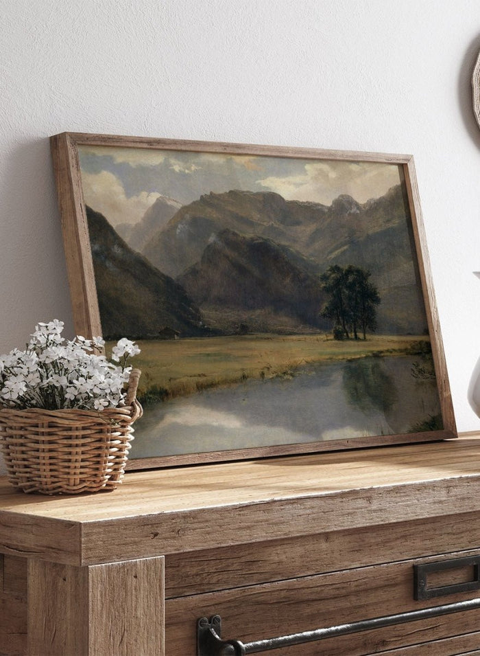 "Landscape in the Canton of Uri" Art Print_Sugar & Canvas_Alexandre Calame