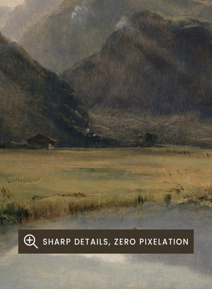 "Landscape in the Canton of Uri" Art Print_Sugar & Canvas_Alexandre Calame