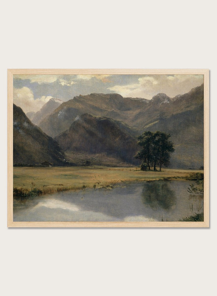 "Landscape in the Canton of Uri" Art Print_Sugar & Canvas_Alexandre Calame