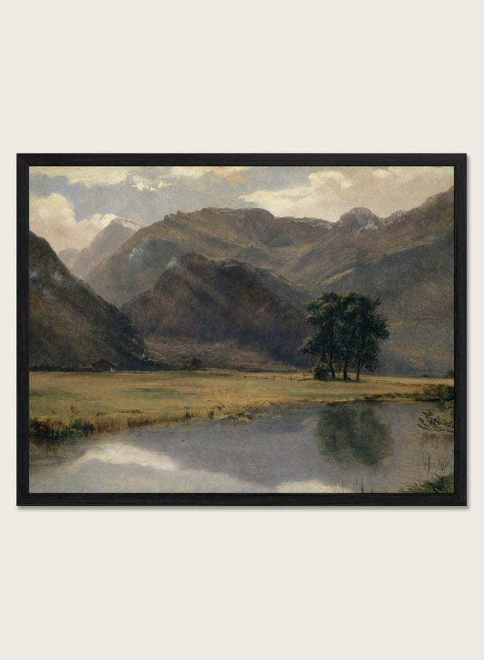 "Landscape in the Canton of Uri" Art Print_Sugar & Canvas_Alexandre Calame